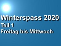 Erster Teil ( Fr. - Mi. )